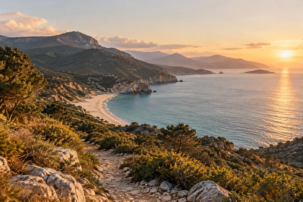 A quiet coastal landscape
